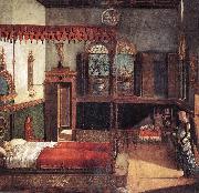 CARPACCIO, Vittore The Dream of St Ursula  dfg Norge oil painting reproduction